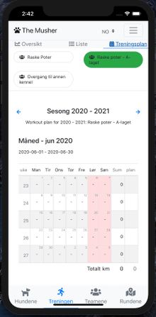 Treningsplan